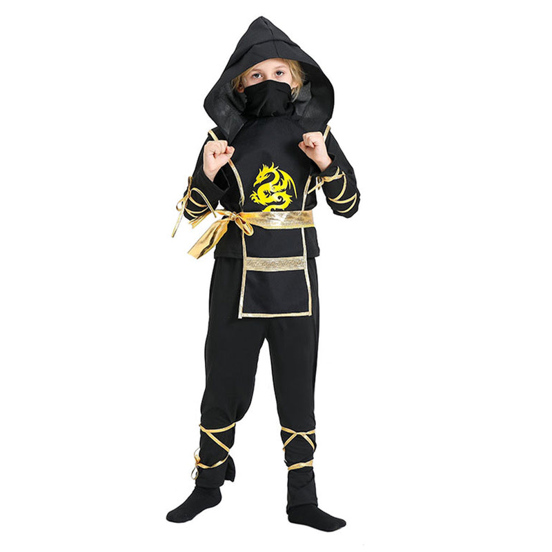 Kids Children Ninja  Cosplay Costume Outfits Halloween Carnival Party Disguise Suit