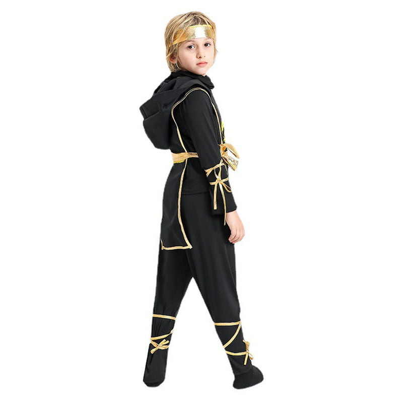 Kids Children Ninja  Cosplay Costume Outfits Halloween Carnival Party Disguise Suit