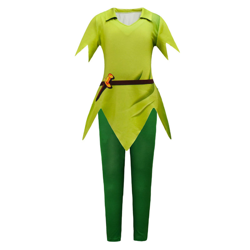 Kids Children Peter Pan Cosplay Costume Outfits Halloween Carnival Party Disguise Suit