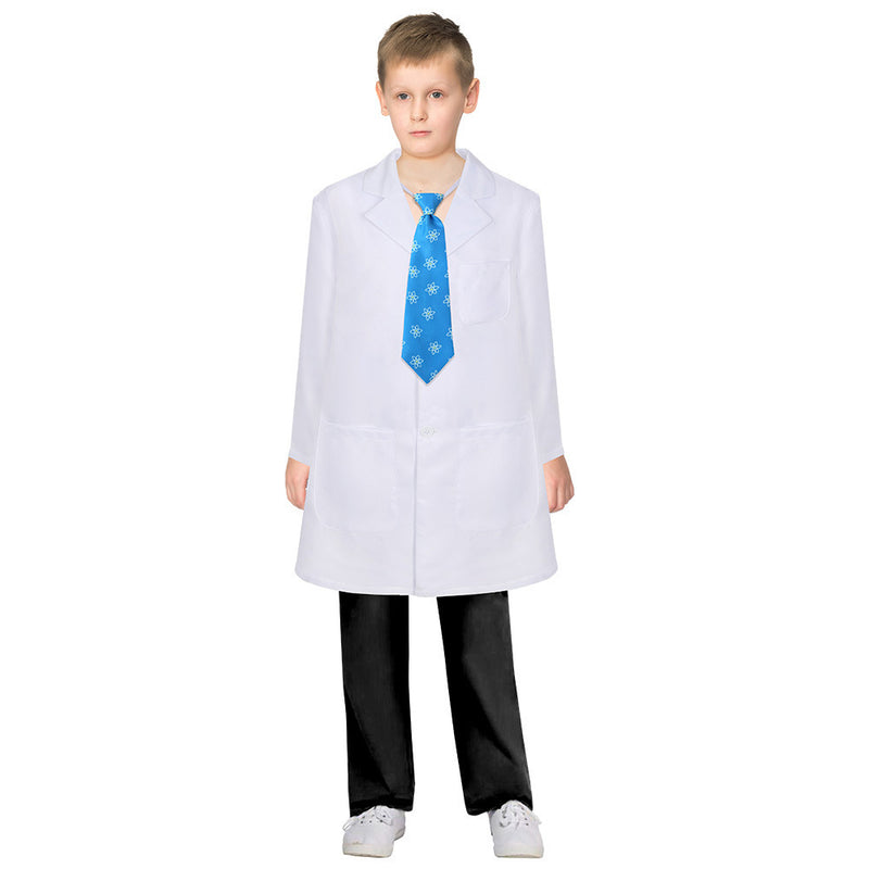 Kids Children physicist Cosplay Costume Outfits Halloween Carnival Suit