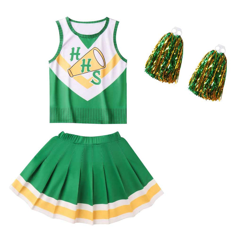 KIds Children Stranger Things Season 4 Hawkins High School Cheerleading Cosplay Costume Halloween Carnival Suit