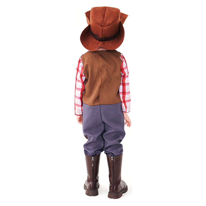 Kids Children West cowboy Cosplay Costume Outfits Halloween Carnival Suit