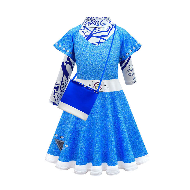 Kids Children Zombie 3 A-Li Cosplay Costume Dress Outfits Halloween Carnival Suit