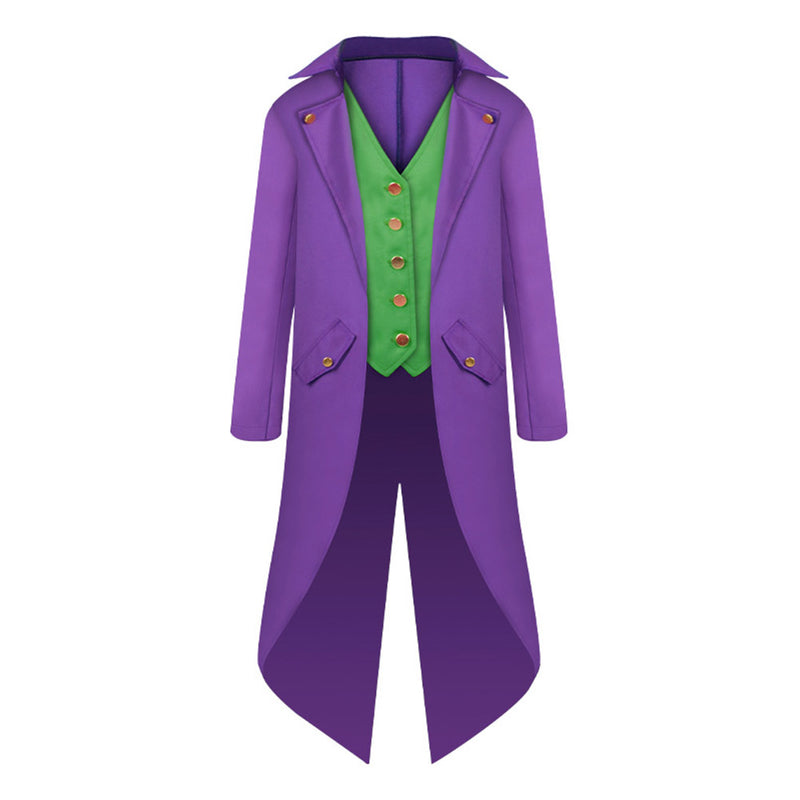 Kids Cosplay Costume Outfits Halloween Carnival Party Suit Joker