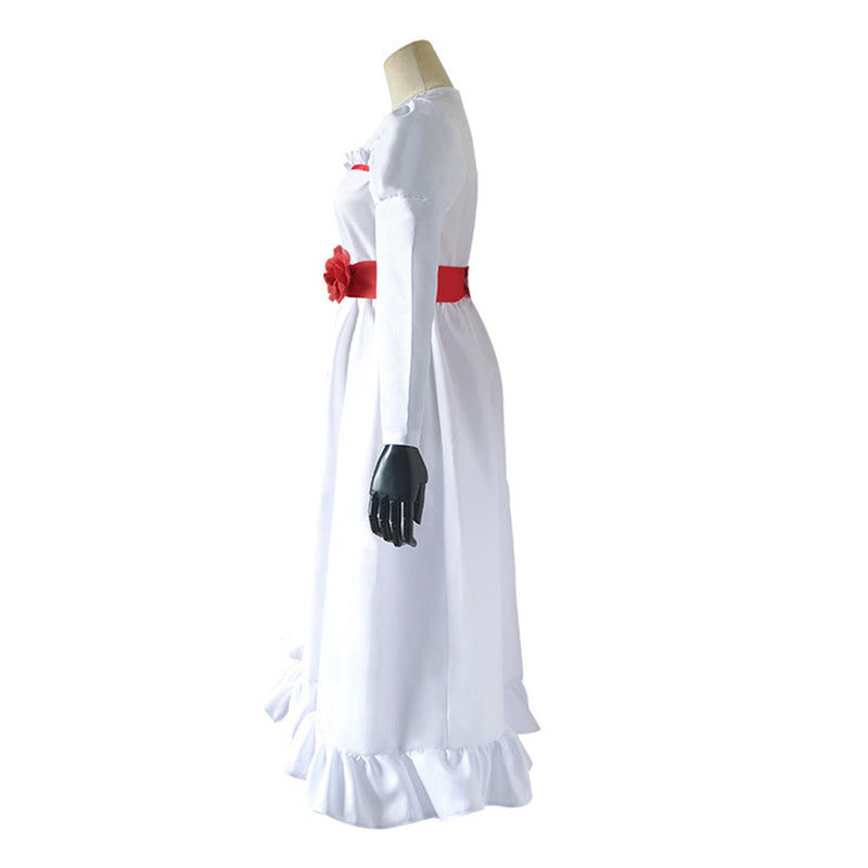 Kids Girls Annabelle Cosplay Costume Dress Outfits Halloween Carnival Suit