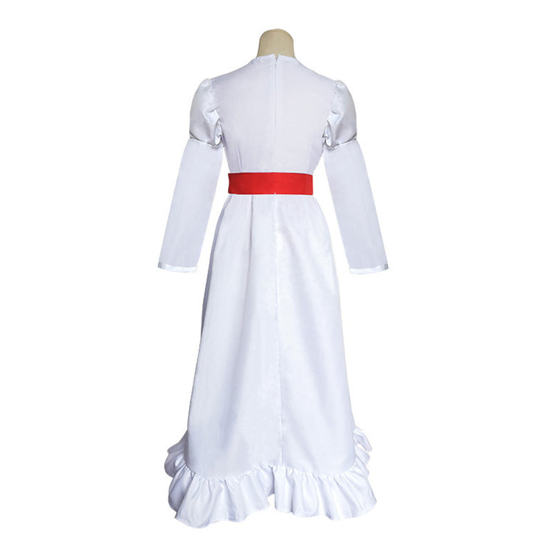 Kids Girls Annabelle Cosplay Costume Dress Outfits Halloween Carnival Suit