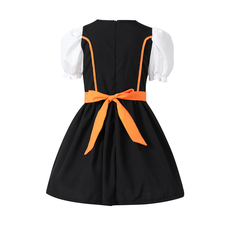 Kids Girls Beer Festival maid dress Cosplay Costume Outfits Halloween Carnival Suit