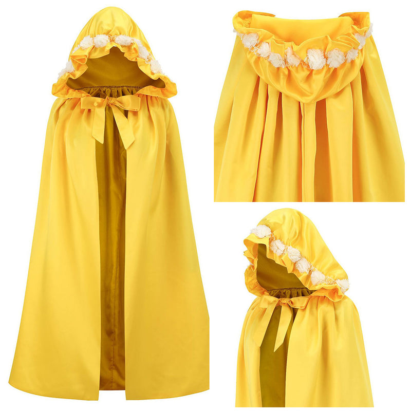 Kids Girls Belle Princess Cosplay Costume Outfits Halloween Carnival Suit