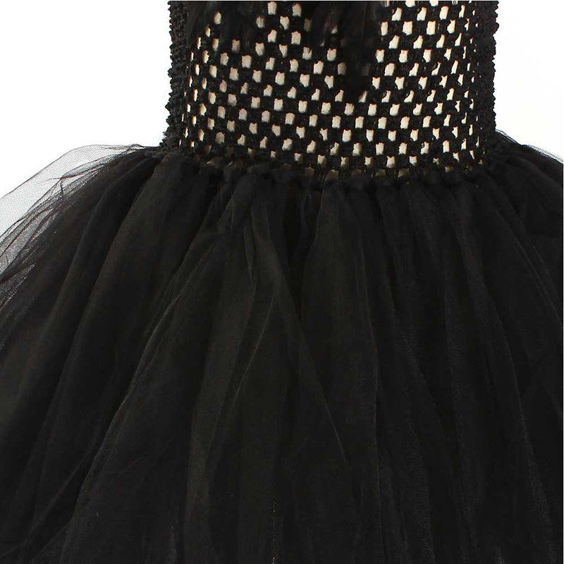 Kids Girls Black Swan  Cosplay Costume Dress  Outfits Halloween Carnival Party Suit