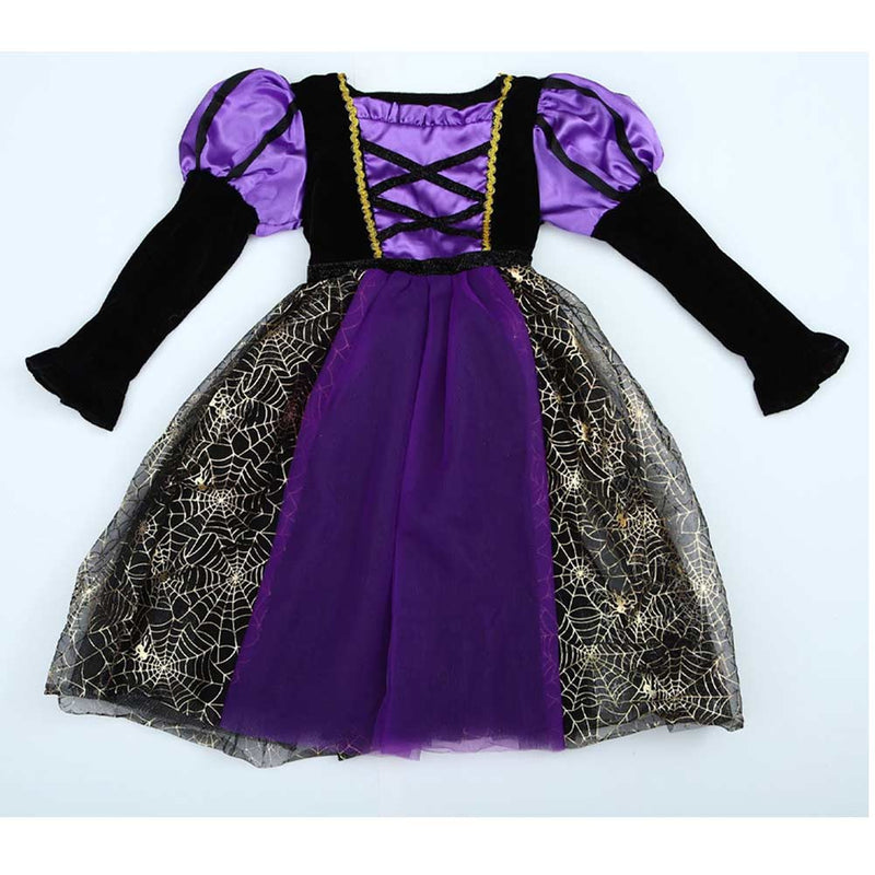 Kids Girls witch Cosplay Costume  Dress Outfits Halloween Carnival Suit