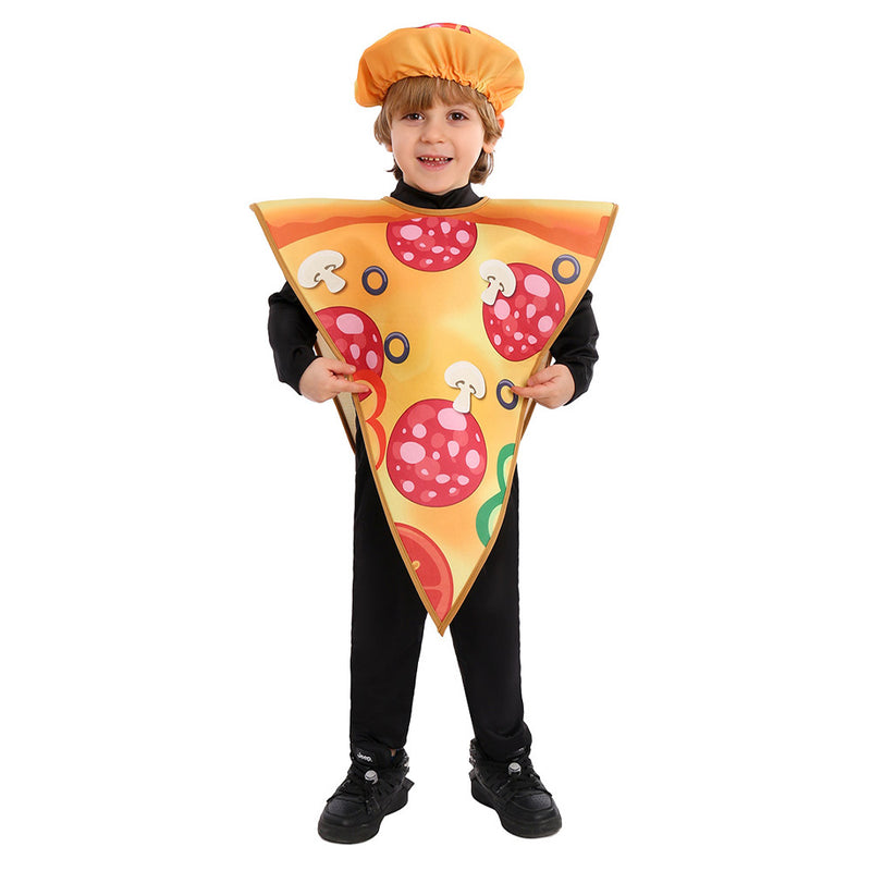 Kids Pizza stage performance Clothes Cosplay Costume Outfits Halloween Carnival Suit