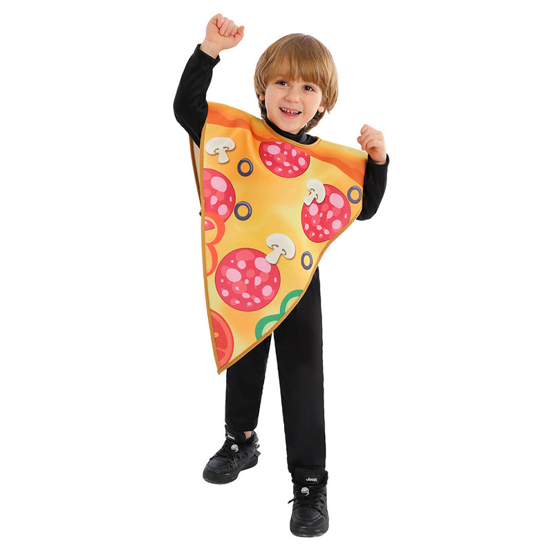 Kids Pizza stage performance Clothes Cosplay Costume Outfits Halloween Carnival Suit