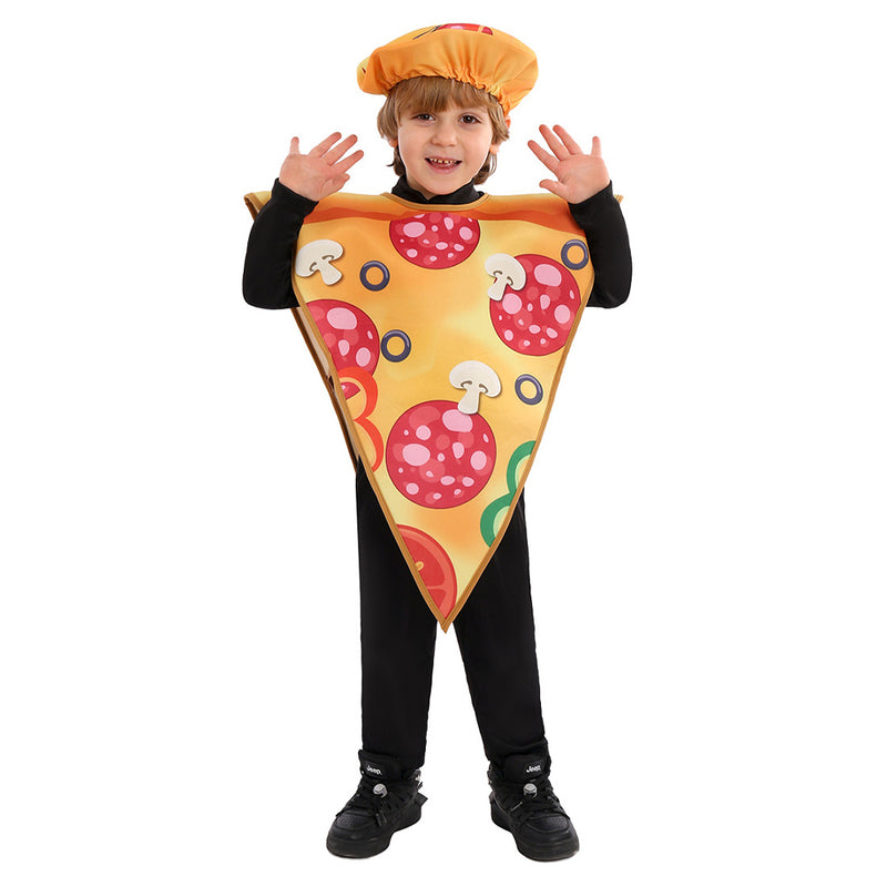 Kids Pizza stage performance Clothes Cosplay Costume Outfits Halloween Carnival Suit