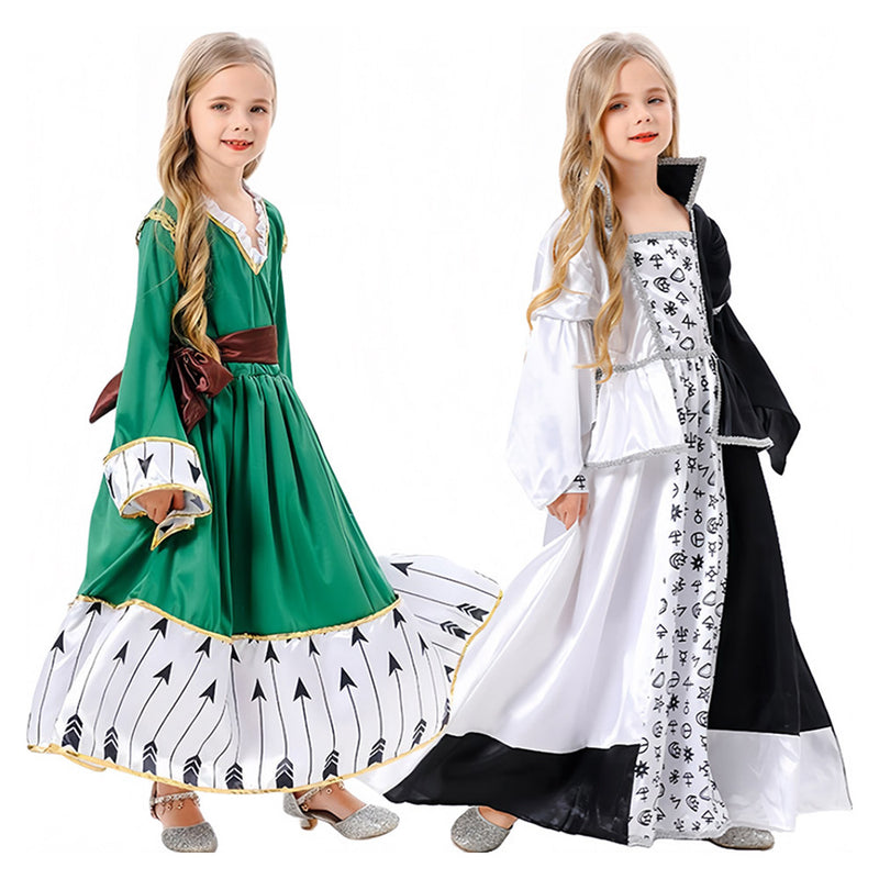 Kids Princess Cosplay Costume Outfits Halloween Carnival Suit