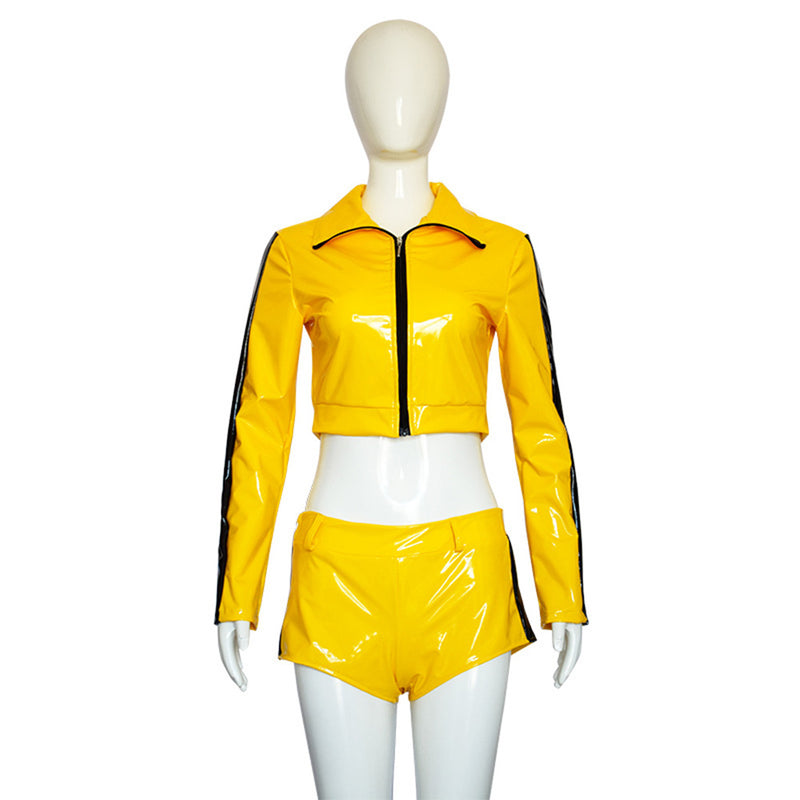 Kill Bill The Bride Cosplay Costume Coat  Outfits Halloween Carnival Suit