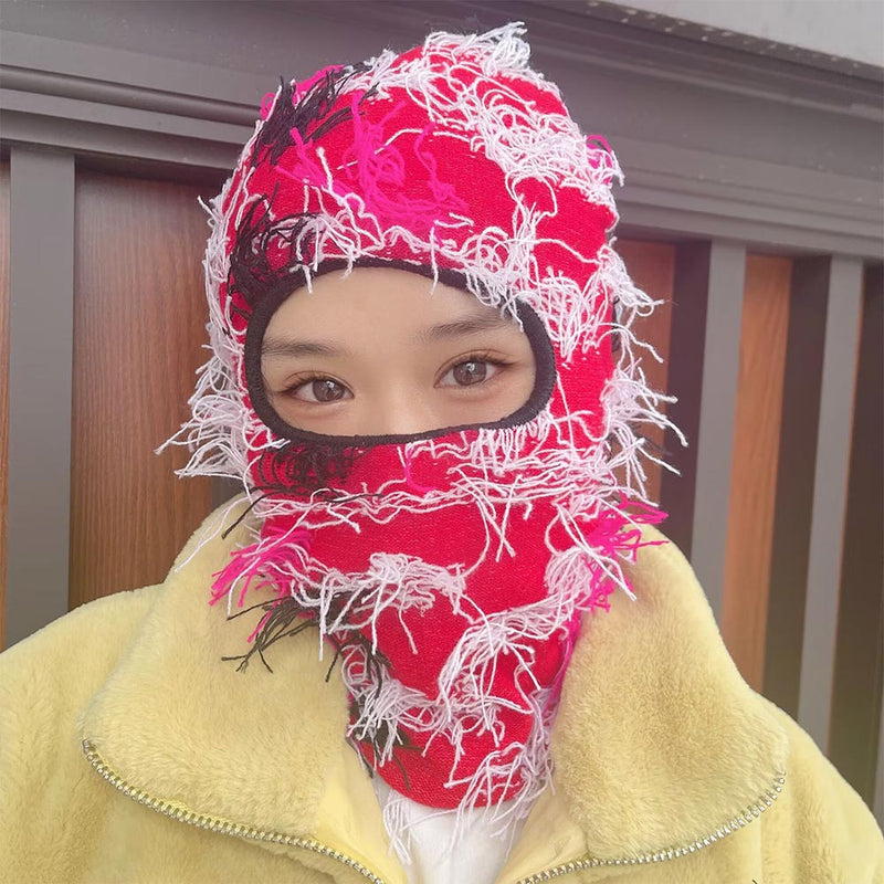 Knitted Hat Balaclava Men Face Mask Neck Warmer Beanies Thermal Head Cover Tactical Military Sports Scarf Caps