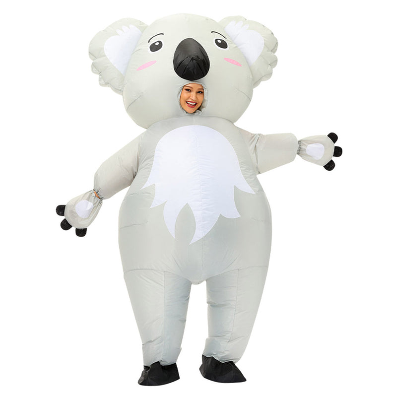 Koala Inflatable Costume Anime Halloween Party Cosplay Costume  Animal Mascot Carnival Funny Fancy Dress Up For Adult