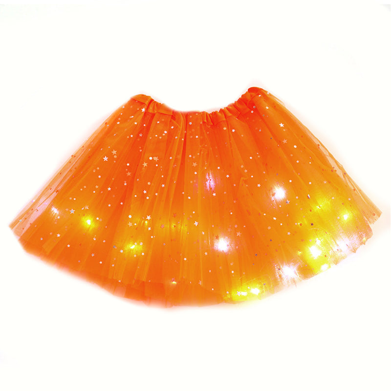 LED light fluffy skirt Cosplay Costume Outfits Halloween Carnival Suit