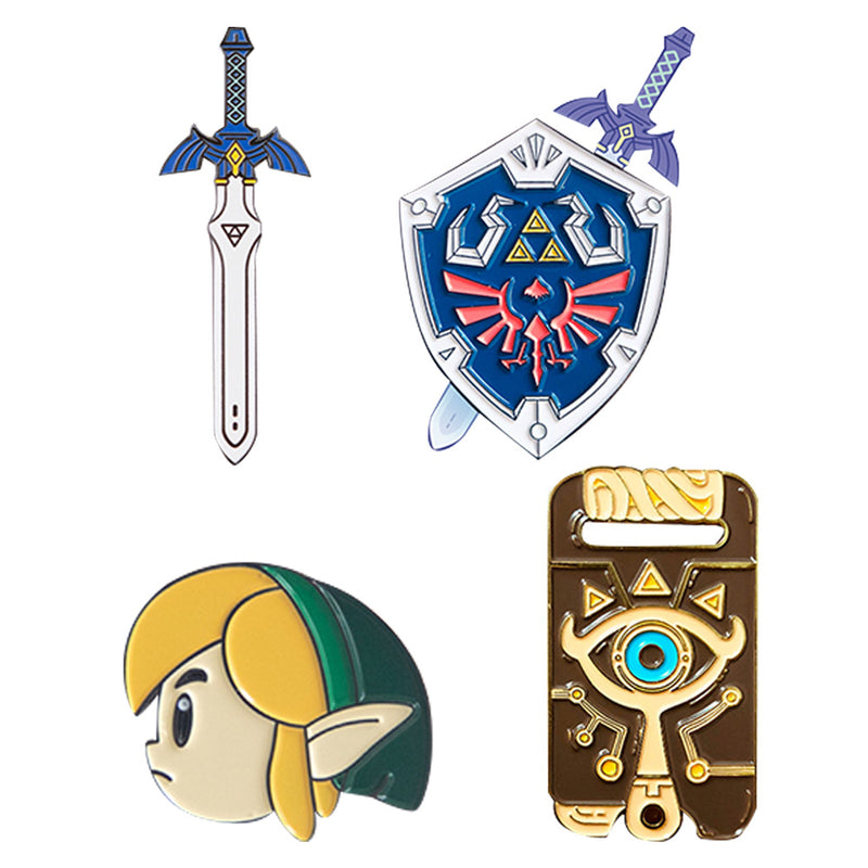 Link Cosplay  Sword Sheild Badge Set Halloween Carnival Party Costume Accessories