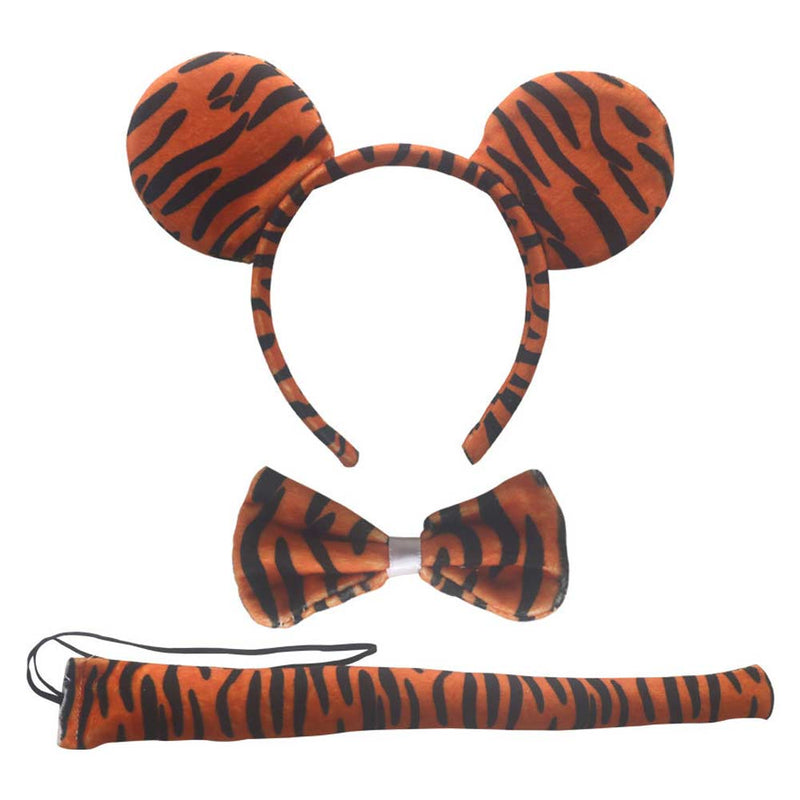 Little Tiger Hair Hoop Dress Cosplay Costume Outfits Halloween Carnival Suit