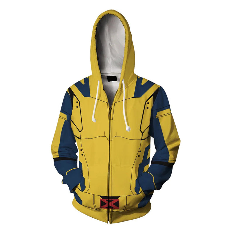 James Howlett / Logan Cosplay Hoodie 3D Printed Hooded Sweatshirt Men Women Casual Streetwear Pullover