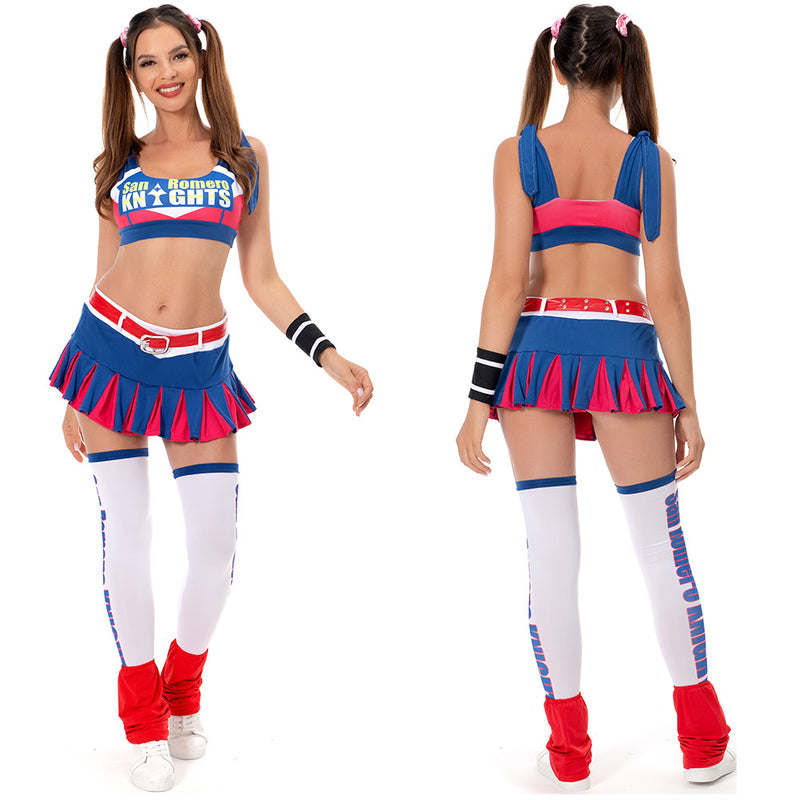 Lollipop Chainsaw Costume Juliet Starling Cosplay Costume  Outfits Halloween Carnival Suit