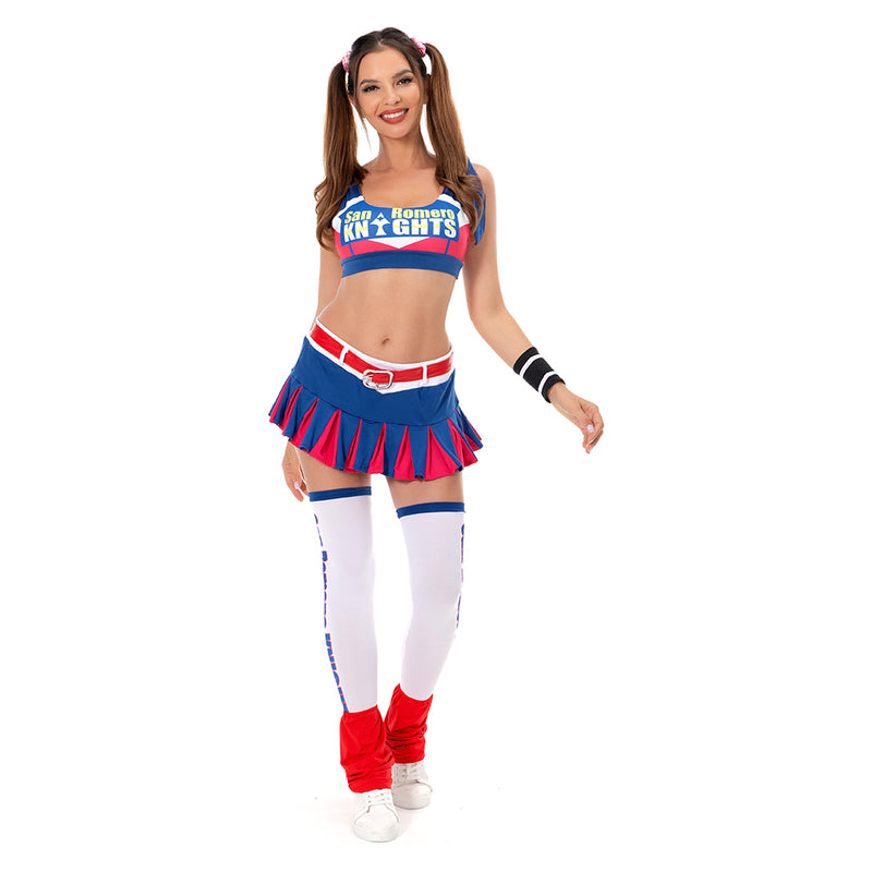 Lollipop Chainsaw Costume Juliet Starling Cosplay Costume  Outfits Halloween Carnival Suit