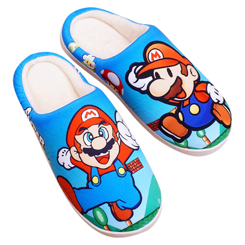 Mario Cosplay  Plush Shoes Slipper Halloween Costumes Accessory