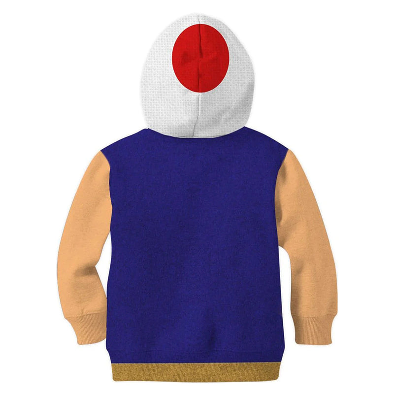 Mario Cosplay Hoodie 3D Printed Hooded Sweatshirt Kids Children Casual Streetwear Pullover