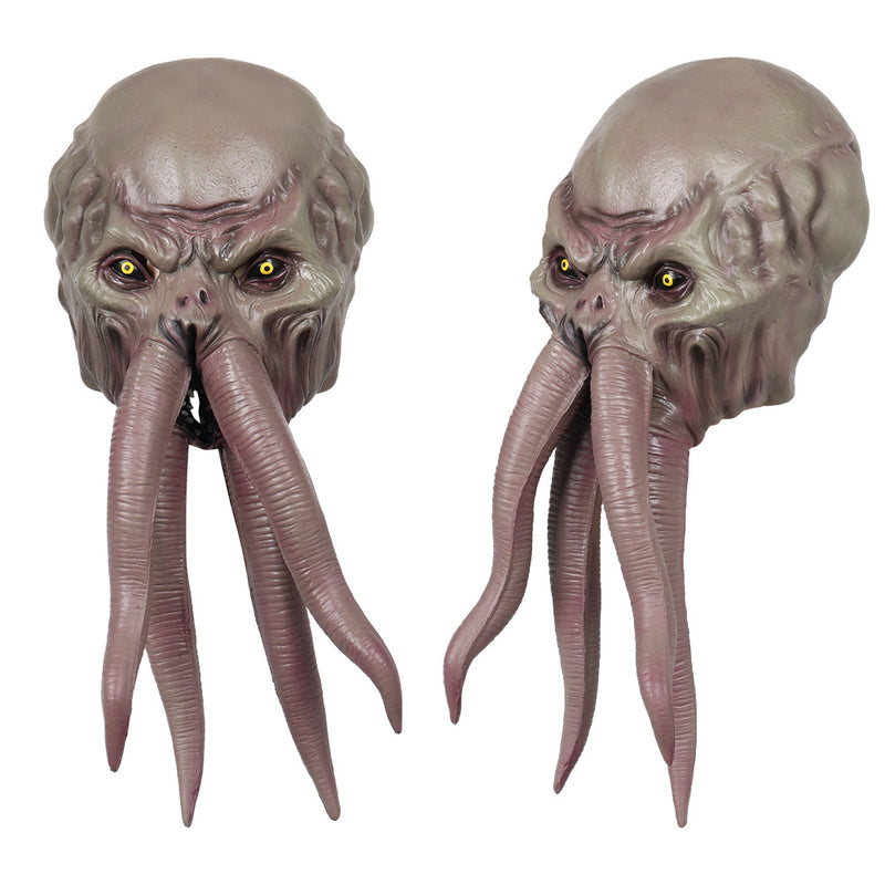 Mask Cosplay Latex Masks Helmet Masquerade Halloween Party Costume Props LATEX MASK cosplay illithids Mind Flayer