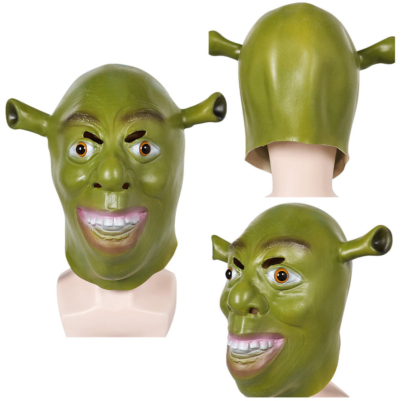 mask Mask Cosplay Latex Masks Helmet Masquerade Halloween Party Costume Props costume Shrek