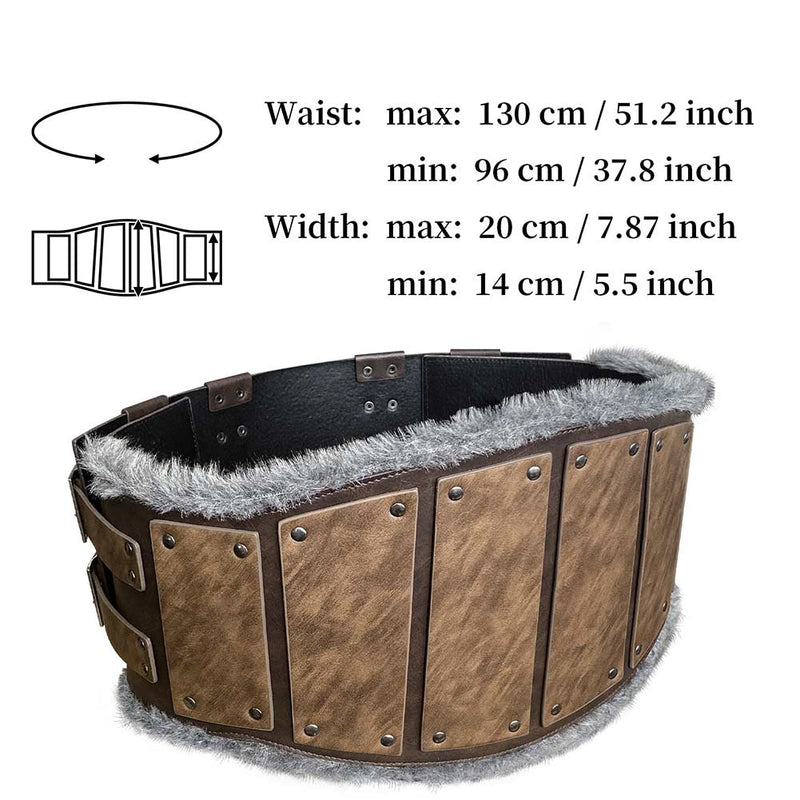 Medieval Belt Viking Style Retro COSPLAY Waistband Prop