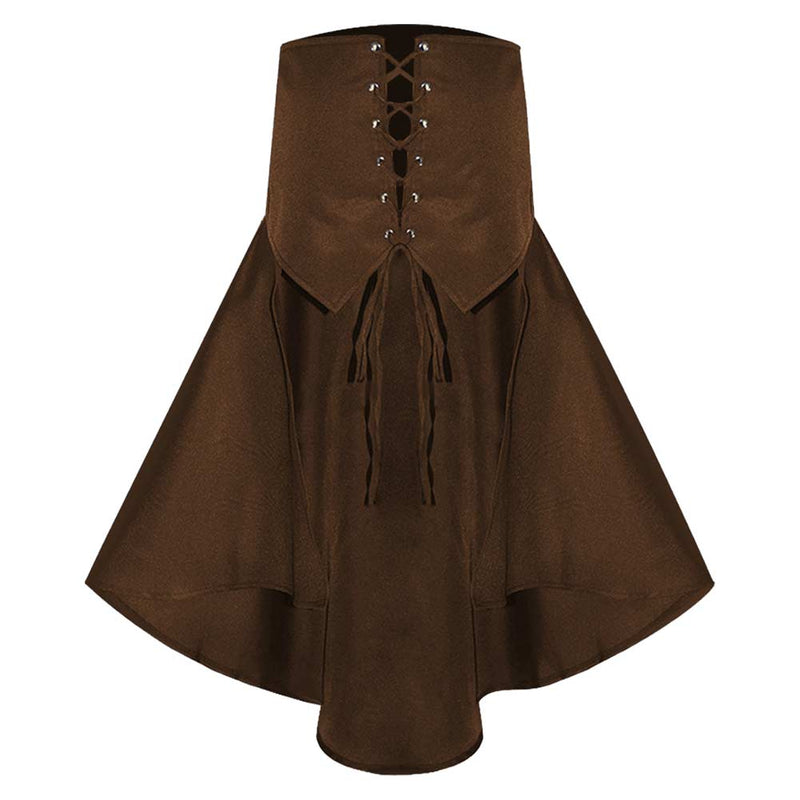 Medieval Pirate Skirt Cosplay Costume Outfits Halloween Carnival Suit