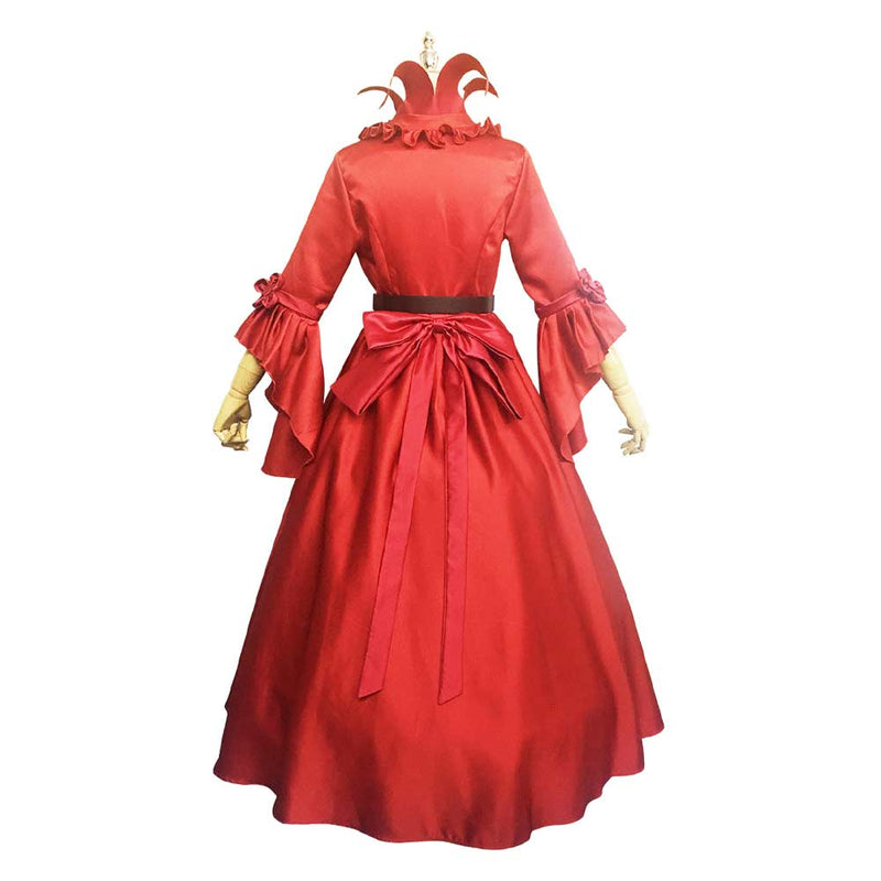 Medieval Witch Bloody Queen Cosplay Costume Outfits Halloween Carnival Suit