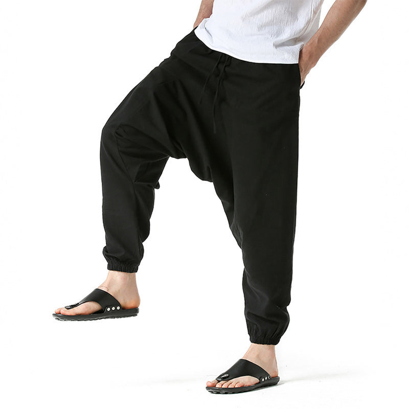 Men Loose  pants Leggings Cosplay Costume Outfits Halloween Carnival Suit