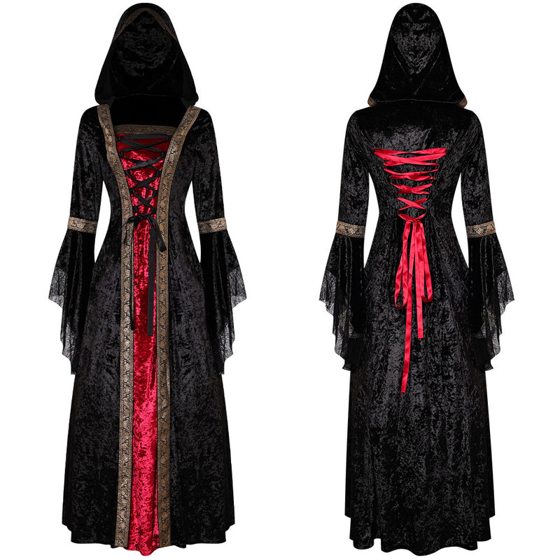 Middle ages Cosplay Costume Outfits Halloween Carnival Suit women dress