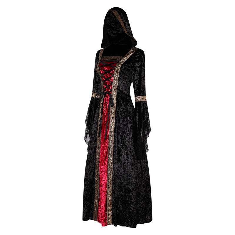 Middle ages Cosplay Costume Outfits Halloween Carnival Suit women dress