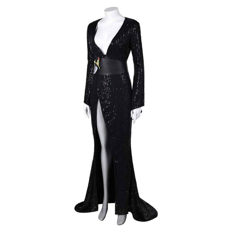  Mistress of the Dark Elvira Cosplay Costume Outfits Halloween Carnival Suit Halloween Elvira