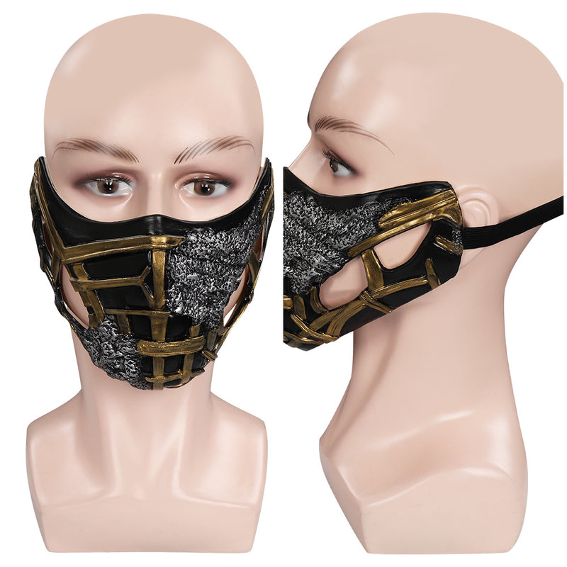 Mortal Kombat -Scorpion  Mask Cosplay Latex Masks Helmet Masquerade Halloween Party Costume Props