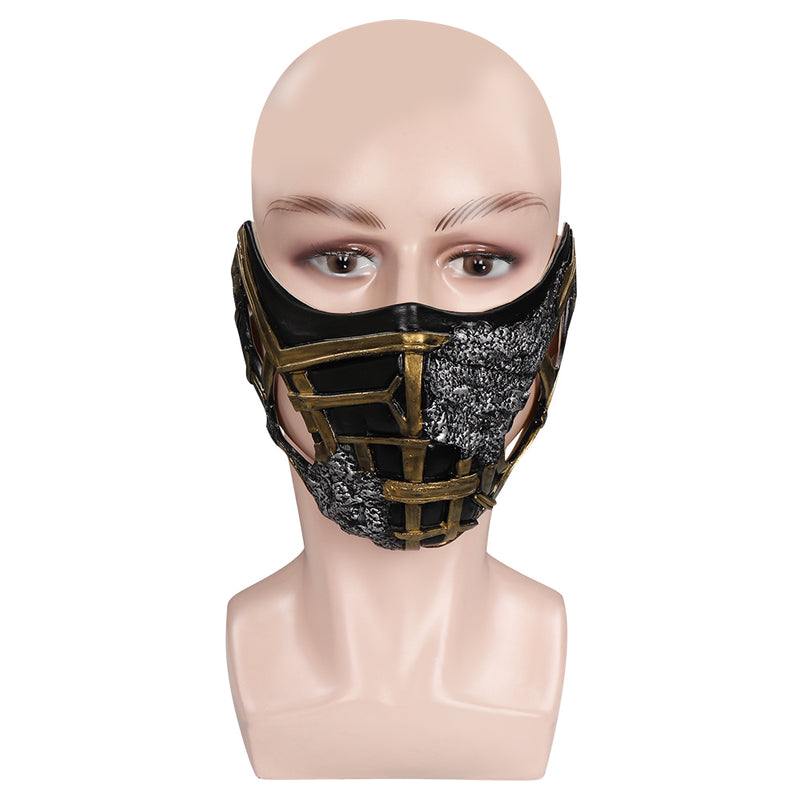 Mortal Kombat -Scorpion  Mask Cosplay Latex Masks Helmet Masquerade Halloween Party Costume Props