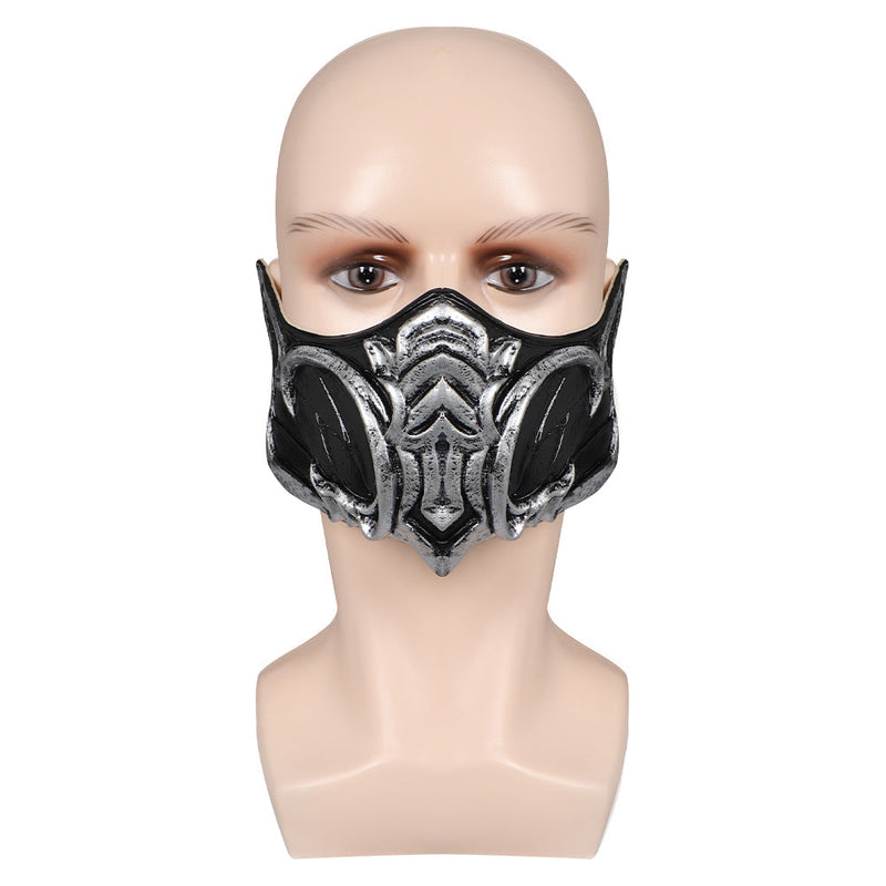 SeeCospaly Mortal Kombat 1 Sub-Zero Flashy Latex Masquerade Masks for Carnival Halloween Cosplay Costume Props