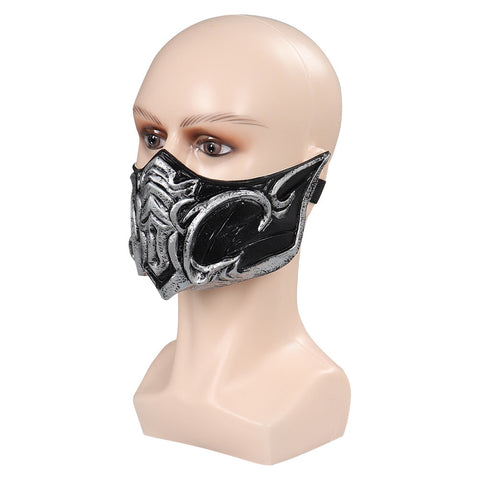 SeeCospaly Mortal Kombat 1 Sub-Zero Flashy Latex Masquerade Masks for Carnival Halloween Cosplay Costume Props