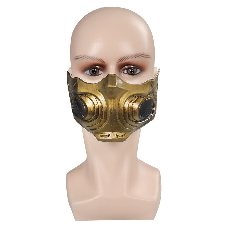 VeeGet Mortal Kombat Scorpion Masks Latex Masquerade Carnival Halloween Costume Props