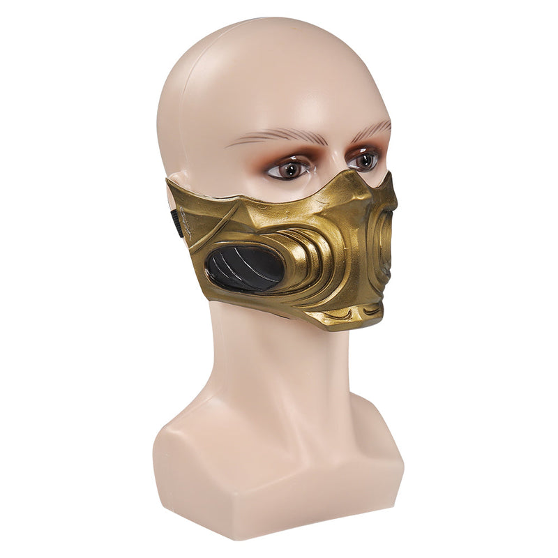 VeeGet Mortal Kombat Scorpion Masks Latex Masquerade Carnival Halloween Costume Props