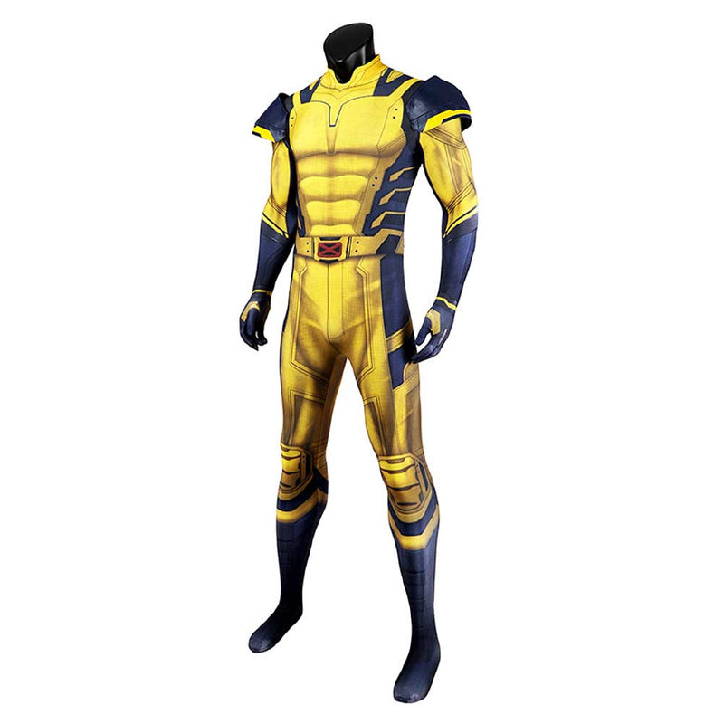 SeeCospaly Movie Deadpool 3 Wolverine James Logan Howlett Yellow Adult Jumpsuit Party Carnival Halloween Cosplay Costume