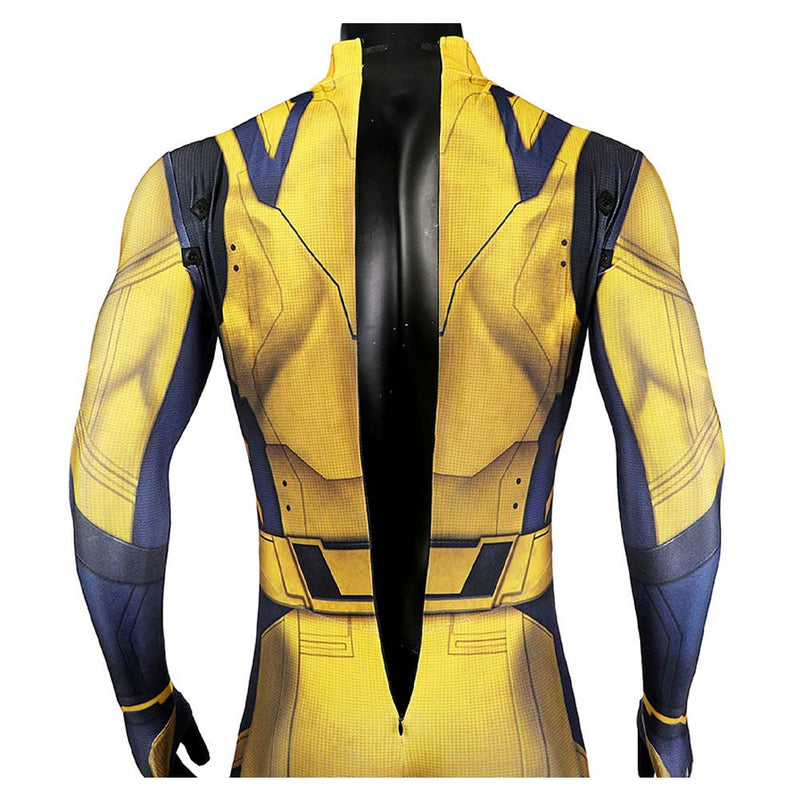 SeeCospaly Movie Deadpool 3 Wolverine James Logan Howlett Yellow Adult Jumpsuit Party Carnival Halloween Cosplay Costume