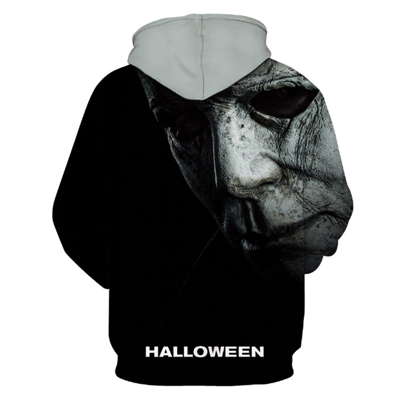 Movie Halloween Michael Myers Mask 3D Printed Cosplay Hoodie Hooded Sweatshirt Men Women Casual Streetwear Pullover