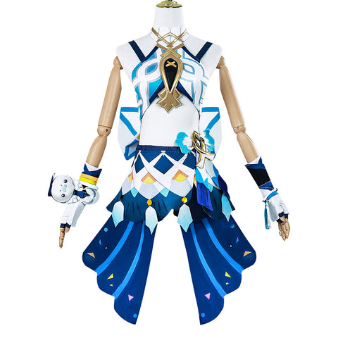 Mualani Cosplay Dress Outfit Halloween Full Uniform Set Carnival Costume Suit