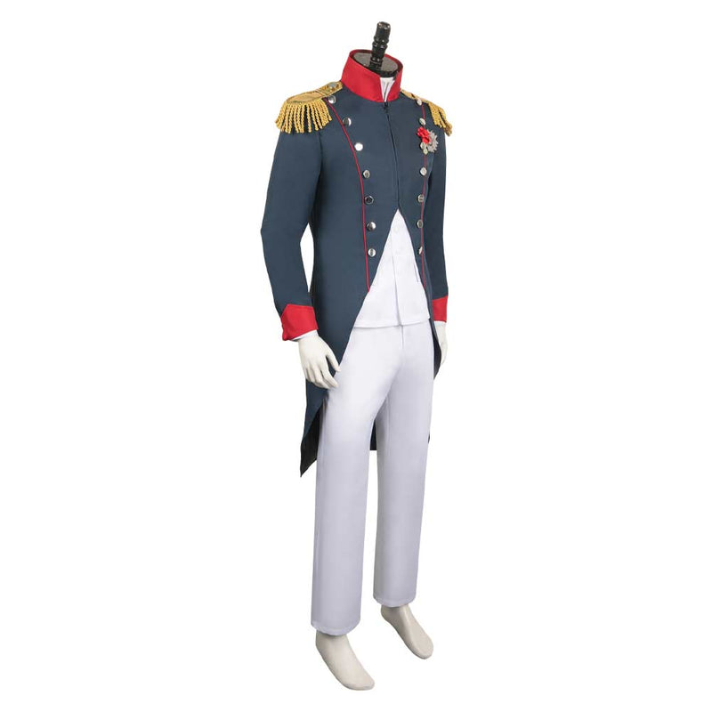 VeeGet Napoleon 2023 Movie Napoleon Cyan Costume Halloween for Carniva ...