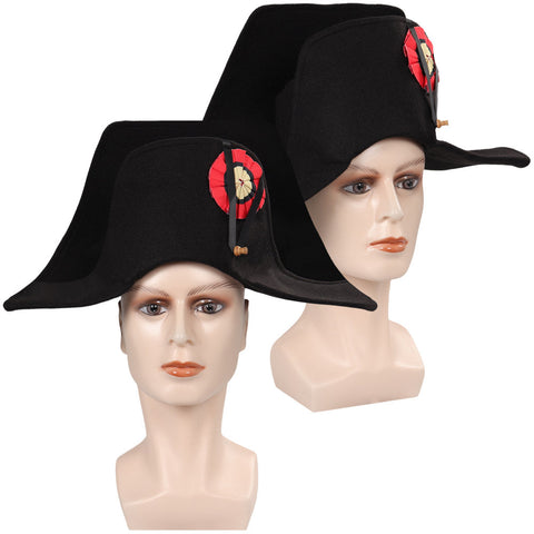 Napoleon France Captain Hat Cap Halloween Carnival Accessories